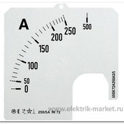 Шкала для амперметра SCL-A5-100/72 (SCL-A5-100/72)
