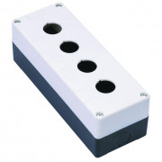 Пост кнопочный с кабельным вводом для устройств сигнализации и управления Ф22 4 места КП-101 белый (25504DEK)