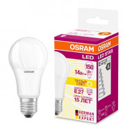 Лампа светодиодная LED 14Вт Е27 CLA150 FR тепло-бел, матовая OSRAM (4058075056985)