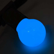 Лампа накаливания декоративная ДШ цветная 10 Вт   E27 для BL синяя 10 штук (401-113)