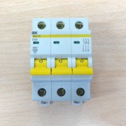 Выключатель автоматический трехполюсный 125А C ВА47-100 10кА PROxima (mcb47100-3-125C-pro)