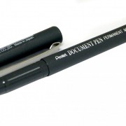 Маркер-ручка 1мм синий (UP3M)