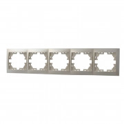 Рамка 5-м Мира горизонт. без вст. жемчуж. Lezard 701-3000-150