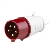Вилка эл. каб. 16А 3P+E+N 380В тип. роз. 015 IP44 DEKraft 26003DEK