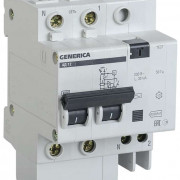 Выключатель автоматический дифференциального тока 2п 40А 30мА АД12 GENERICA ИЭК MAD15-2-040-C-030