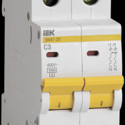 Выключатель автоматический модульный 2п C 3А 4.5кА ВА47-29 ИЭК MVA20-2-003-C