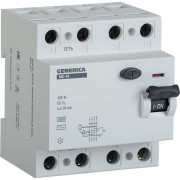 Выключатель дифференциального тока (УЗО) 4п 32А 30мА тип AC ВД1-63 GENERICA ИЭК MDV15-4-032-030