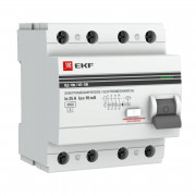 Выключатель дифференциального тока (УЗО) 4п 63А 30мА тип AC ВД-100 PROxima (электромех.) EKF elcb-4-63-30-em-pro