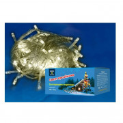 Гирлянда светодиодная ULD-S1500-100/DTA WARM WHITE IP20 15м с контроллером 100 светодиодов тепл. бел. провод прозр. Uniel UL-00005258