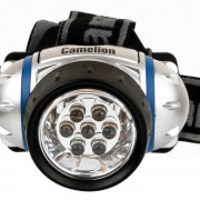 Фонарь налобный LED5310-7F3 (7LED 3 режима; 3хR03 в комплекте; метал.) Camelion 7534
