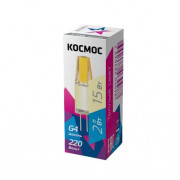 Лампа светодиодная 2Вт G4 3000К 220В Космос LksmLED2wJCG4220v30