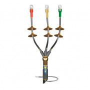 Муфта кабельная концевая наружной установки 10кВ КНТпН 3х(35-50мм) с болтовыми наконечниками Нева-Транс Комплект 22020120