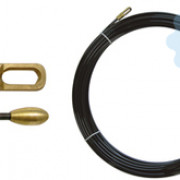 Протяжка кабельная 20м из перлона d3 стальные наконечник поисковая пружина HAUPA 150226