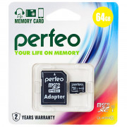 Perfeo microSDXC 64GB High-Capacity (Class 10) UHS-1