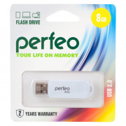 Perfeo USB 8GB C03 White