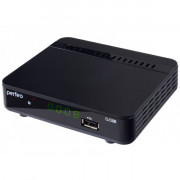 Perfeo DVB-T2 приставка для цифрового TV, HDMI, внеш. блок питания, пульт ДУ (PF-120-3)*