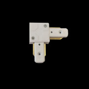 Коннектор для трекового светильника AC-1 угловой белый