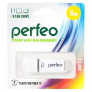 Perfeo USB 16GB C01 White