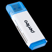 Perfeo Card Reader 3.0, SD(SDHC,SDXC)/MMC+Micro SD(SDHC,SDXC), (PF-VI-CR3002B-3.0 Blue) синий