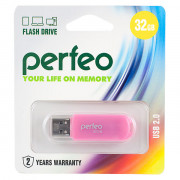 Perfeo USB 32GB C03 Pink