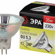 Лампа галогенная ЭРА GU5.3-JCDR (MR16) -35W-230V-CI (1,10)