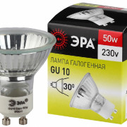 Лампа галогенная ЭРА GU10-JCDR (MR16) -50W-230V (1,10)