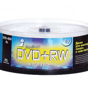 Диск Smart Track DVD+RW 4,7GB 4x CB-25/250/