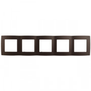 12-5005-13  ЭРА Рамка на 5 постов, Эра12, бронза