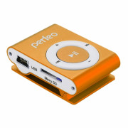 Perfeo  цифровой аудио плеер Music Clip Titanium, оранжевый (VI-M001 Orange)