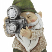 SL-RSN20-GNPH  ЭРА Садовый светильник на солнечной батарее, полистоун, цветной, 23 см