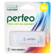 Perfeo USB 64GB C10 White