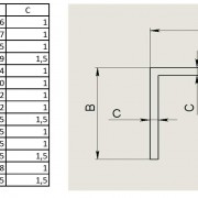 Угол L-образный (типоразмер 15) (Угол L 15)