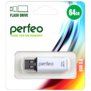 Perfeo USB 64GB C13 White