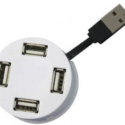 Perfeo USB-HUB 4 Port, (PF-VI-H025 White) белый