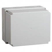 Коробка КМ41274 распаячная для о/п 240х195х165 мм IP55 (RAL7035, кабельные вводы 5 шт)