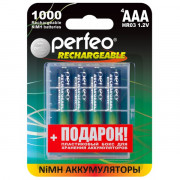 Perfeo AAA1000mAh/4BL+BOX  Аккумулятор