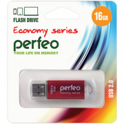 Perfeo USB 16GB E01 Red economy series