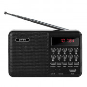 Perfeo радиоприемник цифровой PALM FM+ 87.5-108МГц/ MP3/ питание USB или 18650/ черный (i90-BL)