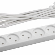 Удлинитель Россия U-5-3m  ЭРА Удлин-ль без зазeмл., 5гн, 3м, ПВС, 2х1мм2, 10А