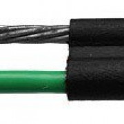 Оптический кабель трос (4кН) подвесной 4 волокна (ВОК подвесной)
