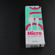 PERFEO Кабель USB2.0 A вилка - Micro USB вилка, белый, длина 1 м., бокс (U4007)