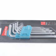 Набор ключей TORX c отверст. 9 шт, длинные TORX:10,15,20,25,27,30,40,50, CR-V,Smartbuy tools/48