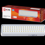 Светильник светодиодный аварийный СБА 1096-60DC 60LED 1.5Ah lithium battery DC IN HOME