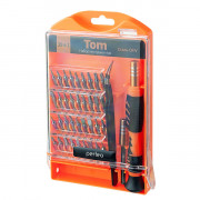 Perfeo отвертка Tom с набором бит (насадок) 39 в 1.