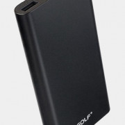GOLF EDGE10/ Powerbank 10000 mah + Micro usb /In Micro usb, Lighting /Out USB 1 А, 2.1A/ Black