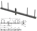 Аксессуары для траверсы опоры линии электропередач