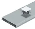 Стыковочный профиль для напольного канала устанавливаемого вровень со стяжкой